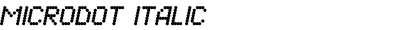 Microdot Italic